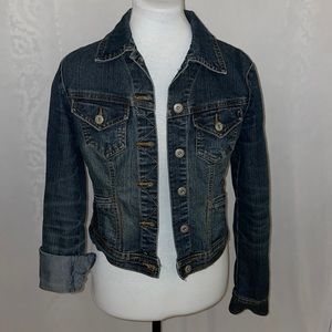 One Tuff Babe Jean Jacket Size Small